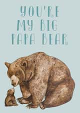 bear day Father's Day Card 4622 created by Curiously Arty
