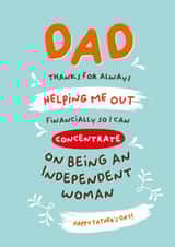 Thanks for helping me concentrate on being an independent woman created by PaperJam Print Co.