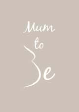 Mum-to-be Pregnany Pregnancy Card 4867 created by Ginger Ink Design