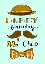 old chap Birthday Card 22383 created by Ashley Taylor