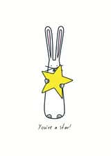 You're a star created by Hoppy Bunnies