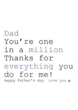dad fathers Father's Day Card 25639 created by Always Sparkle
