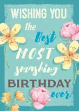 Birthday Floral Birthday Card 2397 created by Siobhan at april rose