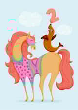 birthday zoo Birthday Card 3280 created by Liz Harry