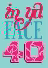 40 40th Birthday Card 3282 created by Liz Harry