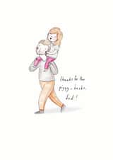 dad cute Father's Day Card 27471 created by Jenni Clowes