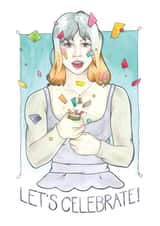 celebrate party Congratulations Card 27703 created by A Rose Cast