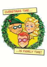 comic book Christmas Card 27740 created by House of Zinthos