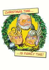 comic book Christmas Card 27743 created by House of Zinthos