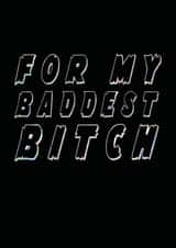 bitch baddest Just because Card 5447 created by House of Zinthos