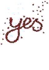 Yes love Engagement and Marriage Card 22555 created by Deirdre Spain