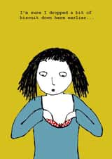 biscuit top Humour Card 5169 created by Corrina Rothwell