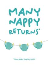 Many Nappy Returns created by PaperJam Print Co.