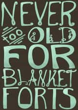 Blanket forts Card 24685 created by Anna Jean