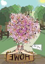 Thank you congratulations Get Well Card 1199 created by Higgledy Ink Illustration