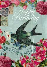 Birthday Bird Birthday Card 28065 created by Simon Paulson