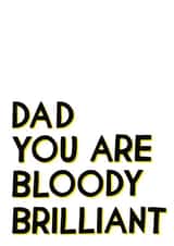 dad brilliant Thank You Card 5183 created by Veronica Dearly