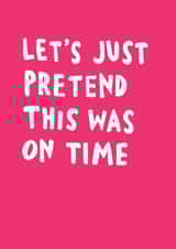 late bold Birthday Card 5190 created by Veronica Dearly