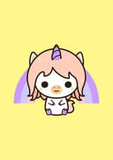 cute kawaii Just because... Card 5841 created by peppermintpopuk