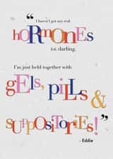 abfab absolutelyfabulous Just because... Card 26132 created by Henni Garfield