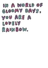 cheery notes Just because Card 5194 created by Veronica Dearly