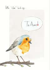 bird te amo Anniversary Card 24694 created by Silvia Betancourt