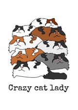 Cat Just_because Love & Friendship Card 2607 created by Doodle Dot Design Co