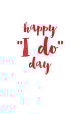 I do day - wedding card created by Ruby Wren Designs