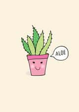 Aloe card created by Eskimo Kiss Designs