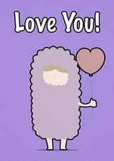 heart balloon Love & Friendship Card 24602 created by Ommy'Noms