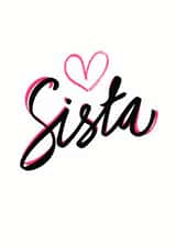 sista Teen Birthday Card 3271 created by Ashleigh Arthur