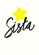 star sista Love & Friendship Card 3272 created by Ashleigh Arthur