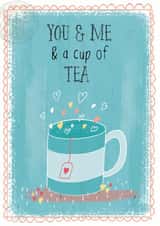 tea Male Just because... Card 5721 created by Louise Wright