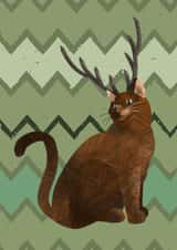 stag antlers Just because... Card 26708 created by Drawberry Jam