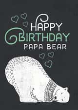 birthday papa Birthday Card 5915 created by Mrs Best Paper Co.