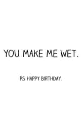 sex youmakemewet Birthday Card 4949 created by Offhand Cards