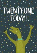 21 twentyone Birthday Card 6116 created by Hannah Stevens
