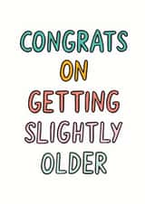 congrats birthday Birthday Card 5228 created by Veronica Dearly