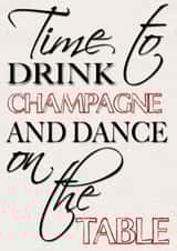 Time to drink champagne! created by Tanja Riddell