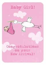 New Baby New Baby Card 6176 created by Bird Blue Creative