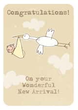New Baby New Baby Card 28522 created by Bird Blue Creative