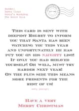 typography funny Christmas Card 25643 created by Always Sparkle