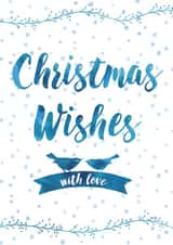 wishes xmas Christmas Card 28193 created by Paper Sheriff