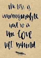 loss death Sympathy Card 4447 created by Bee Davies