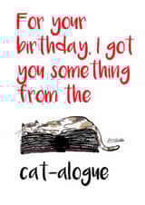 birthday cat Birthday Card 5906 created by Beresfordo