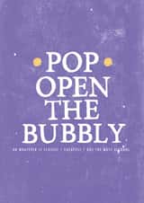 Pop open the bubbly card created by Zoe Brennan
