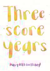 60 sixtieth Birthday Card 26363 created by Wink Design - Michelle Roberts