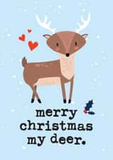 Merry Christmas Christmas Card 28299 created by Mrs Best Paper Co.