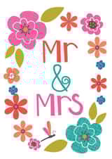 Mr & Mrs Wedding Card - Congratulations created by Memelou