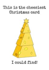 Cheesiest card I could find Christmas card created by Doodle Dot Design Co